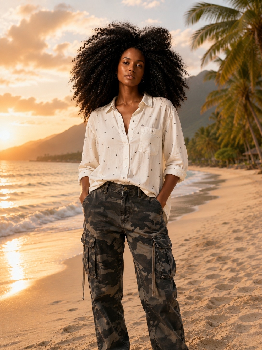 Cameo Pants And Bee Top